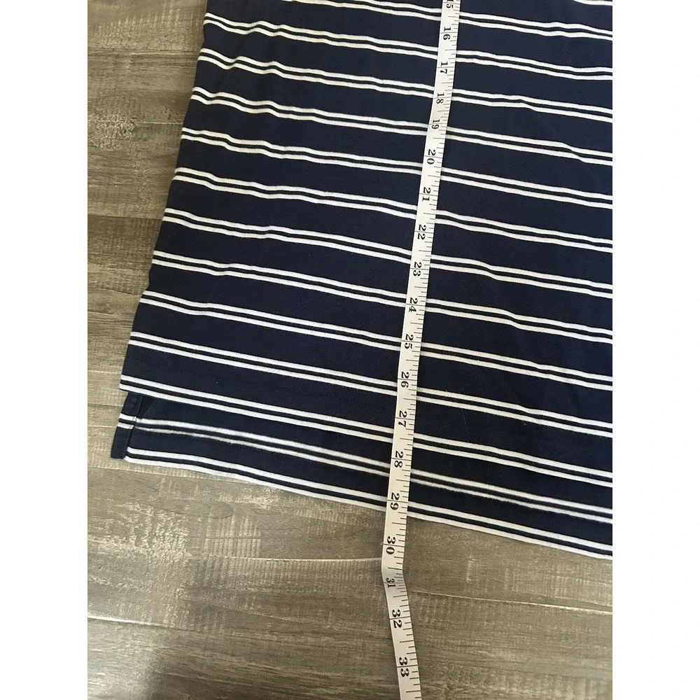 Polo Golf Ralph Lauren Navy Striped Vintage Lisle U.S. Open Oakmont 2016 Men's L